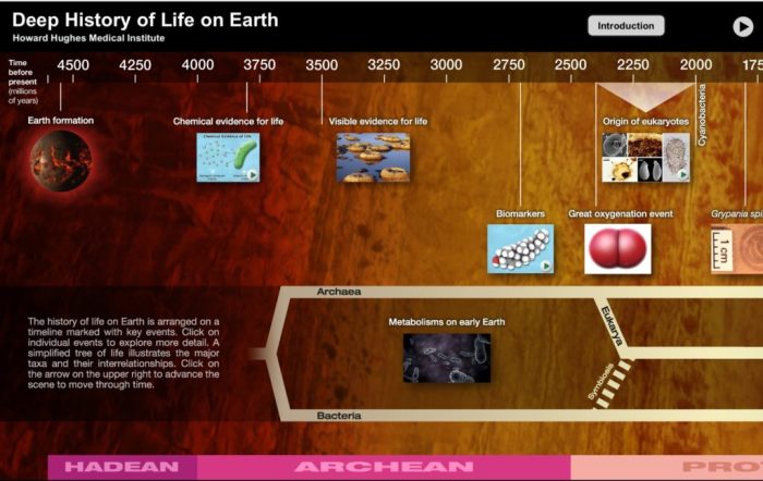 Hhmi deep history of life on earth