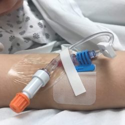 Iv catheter peripheral cannulation inserting technique