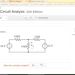 Basic engineering circuit analysis 11th edition solutions